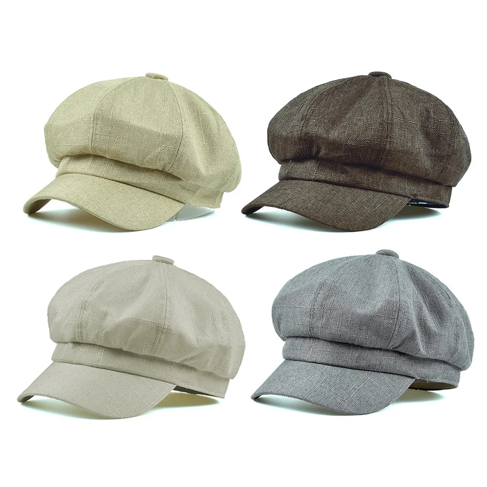 Women Beret Hat Vintage Octagonal Newsboy Beret Cap Men Women Beret Breathable Linen Flat Cap Artist Painter Hat Spring Autumn
Women Beret Hat Vintage Octagonal Newsboy Beret Cap Men Women Beret Breathable Linen Flat Cap Artist Painter Hat Spring Autumn