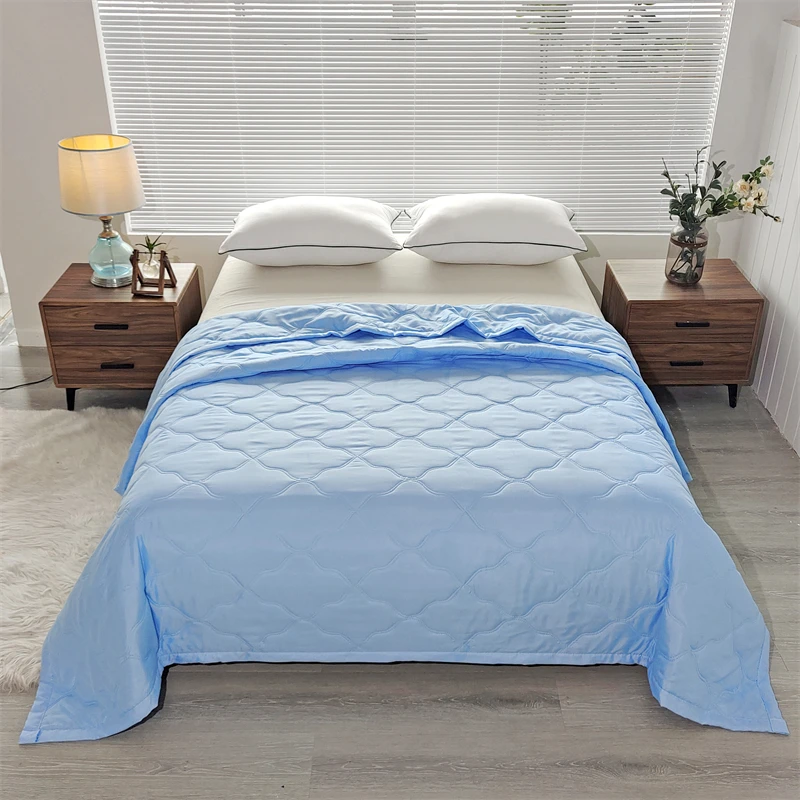 Quilted summer single double bed light Printed quilt core Air conditioning quilting twin queen size duvet Thin plaid comforter Quilted summer single double bed light Printed quilt core Air conditioning quilting twin queen size duvet Thin plaid comforter
