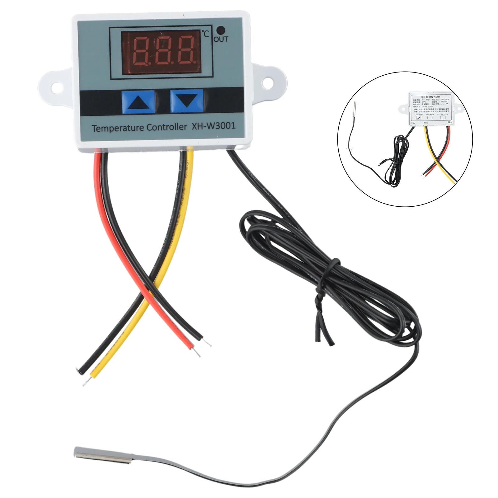 Durable Temperaturregler Controller 110V-220V 1500W AC220V: 1500W Controller Digitaler Microcomputer Temperature
Durable Temperaturregler Controller 110V-220V 1500W AC220V: 1500W Controller Digitaler Microcomputer Temperature