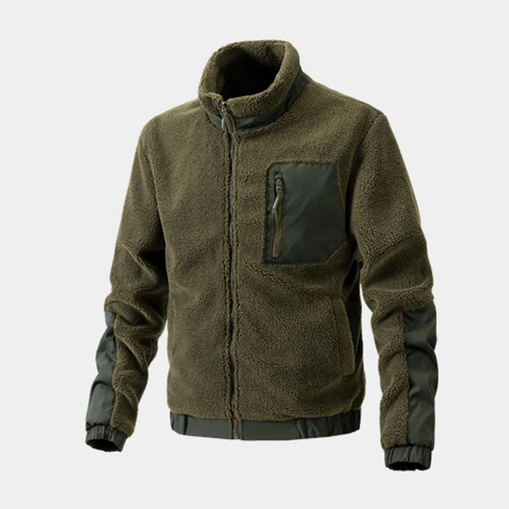 Fashion Men's Fleece Thick Winter Jacket Full Zip Up Pocket Work Outdoor Streetwear Warm Stand Collar Coat Jackets Man Clothings
Fashion Men's Fleece Thick Winter Jacket Full Zip Up Pocket Work Outdoor Streetwear Warm Stand Collar Coat Jackets Man Clothings