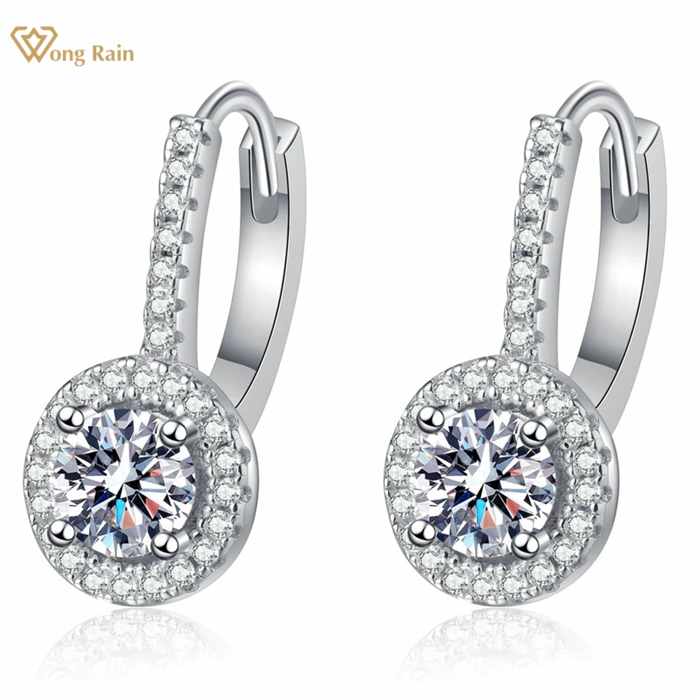 Wong Rain 925 Sterling Silver VVS1 3EX D Color 5MM Round Cut Real Moissanite Diamonds Sparkling Stud Earrings For Women Jewelry
Wong Rain 925 Sterling Silver VVS1 3EX D Color 5MM Round Cut Real Moissanite Diamonds Sparkling Stud Earrings For Women Jewelry