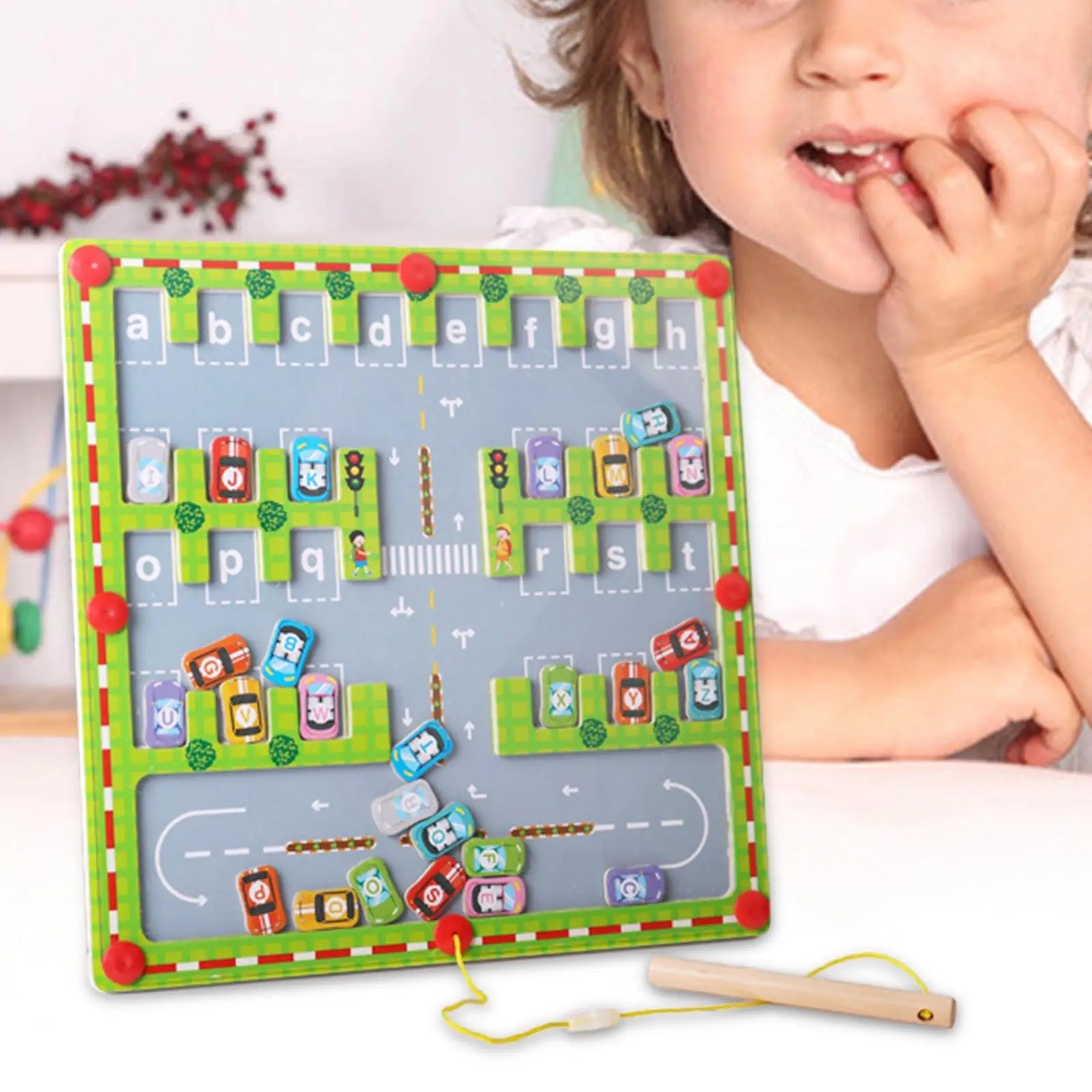Magnetic Letter Maze Game Color Sorting Board Travel Toys Montessori Toys for Children Kids Preschool Girls Boys Birthday Gift
Magnetic Letter Maze Game Color Sorting Board Travel Toys Montessori Toys for Children Kids Preschool Girls Boys Birthday Gift