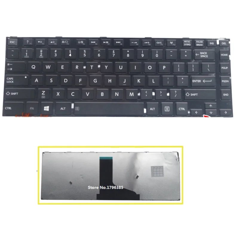 

New US English Keyboard For TOSHIBA L40 L40D-A C40 C40-A C40D C45 C45T S40-A Laptop Black Keyboard