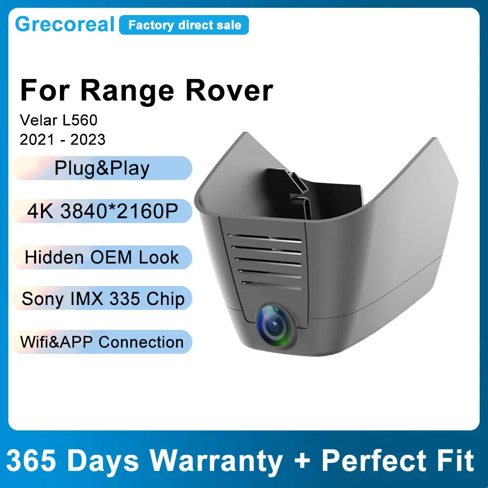 Grecoreal Dashcam 4K Wifi Car Dash Cam for Range Rover Rangrover Velar L560 2023 2022 2021 Front Rear Dual Car DVR Dash Camera
Grecoreal Dashcam 4K Wifi Car Dash Cam for Range Rover Rangrover Velar L560 2023 2022 2021 Front Rear Dual Car DVR Dash Camera