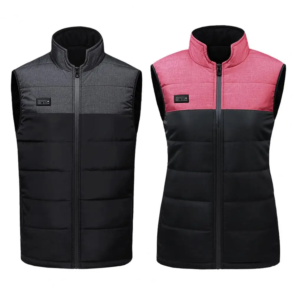 Temperature-controlled Vest Usb Heating Vest Coat with Energy-saving Heating Blocks Stand Collar Windproof Waistcoat for Winter
Temperature-controlled Vest Usb Heating Vest Coat with Energy-saving Heating Blocks Stand Collar Windproof Waistcoat for Winter