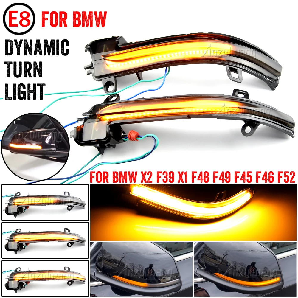 For BMW X2 X1 F48 F49 Turn Signal Light Dynamic BlinkerSide Mirror Indicator LED Flashing Light 1/2 serie F45 F46 F52 2016-2018
For BMW X2 X1 F48 F49 Turn Signal Light Dynamic BlinkerSide Mirror Indicator LED Flashing Light 1/2 serie F45 F46 F52 2016-2018