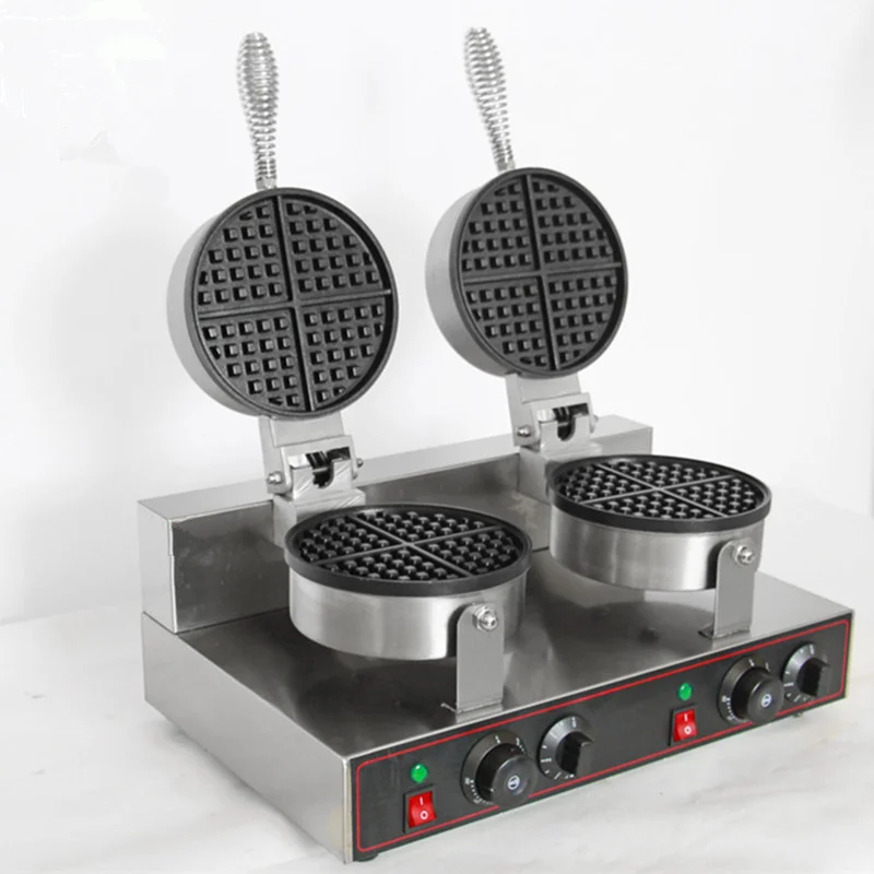 Double Flat Mini Electric Waffle Maker/waffer Biscuits Machine Electric Round Griddle For Individual Home Children Cake Baking
Double Flat Mini Electric Waffle Maker/waffer Biscuits Machine Electric Round Griddle For Individual Home Children Cake Baking