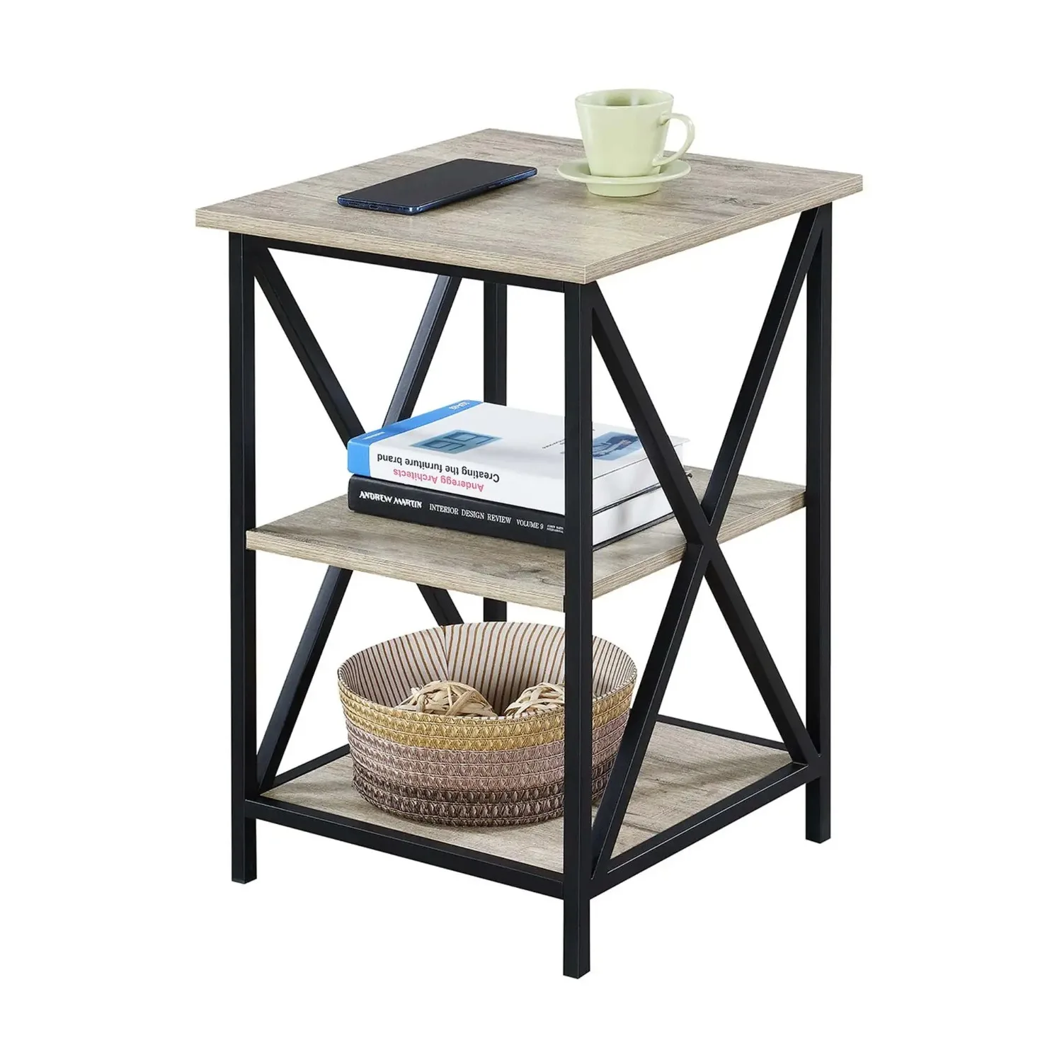 Convenience Concepts Tucson 3 Tier End Table, Sandstone Coffee Table For Living Room | USA | NEW
Convenience Concepts Tucson 3 Tier End Table, Sandstone Coffee Table For Living Room | USA | NEW