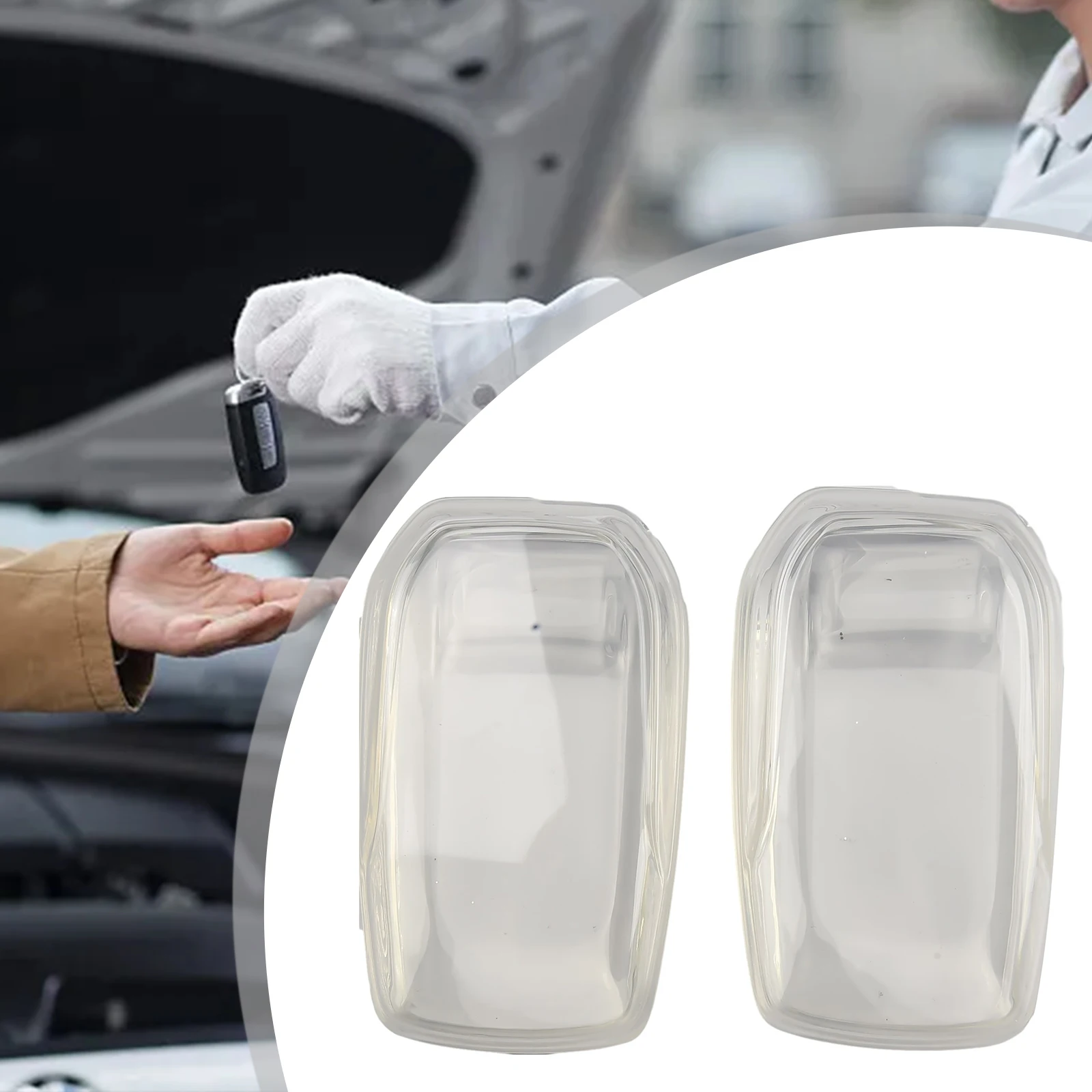 Clear Transparent Smart Car Key Fob Cover Case Holder Accessories for Toyota, Lightweight and Durable, Set of 2
Clear Transparent Smart Car Key Fob Cover Case Holder Accessories for Toyota, Lightweight and Durable, Set of 2