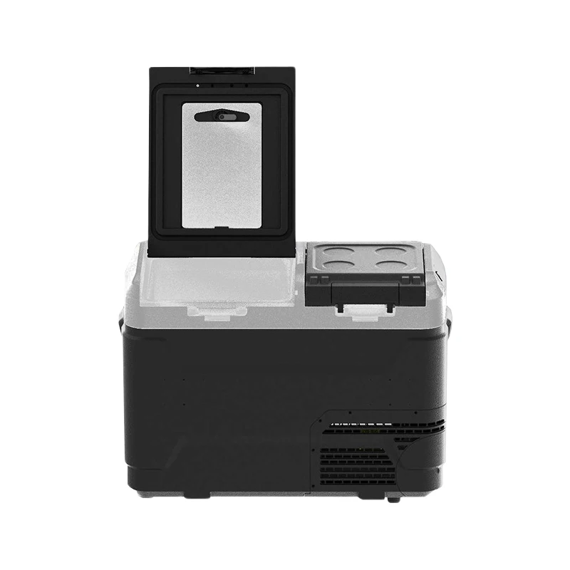 Portable telescopic rod, double temperature double control 4L capacity outdoor car refrigerator.
Portable telescopic rod, double temperature double control 4L capacity outdoor car refrigerator.
