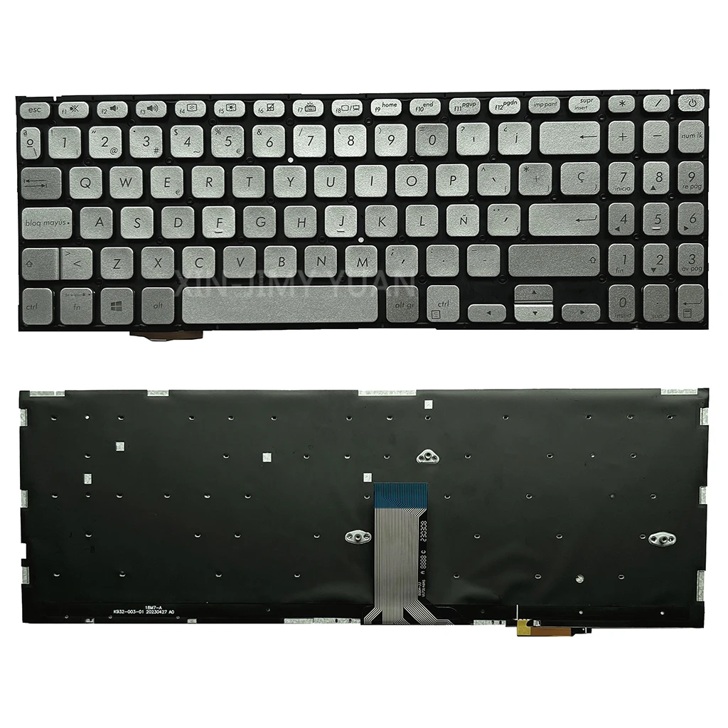 

S530 Spanish Backlit Keyboard for ASUS S15 S530U S530F S530UA S530UN S5300 S5300F S5300FN S5300U Y5100 X530 X530M K530FA K530F