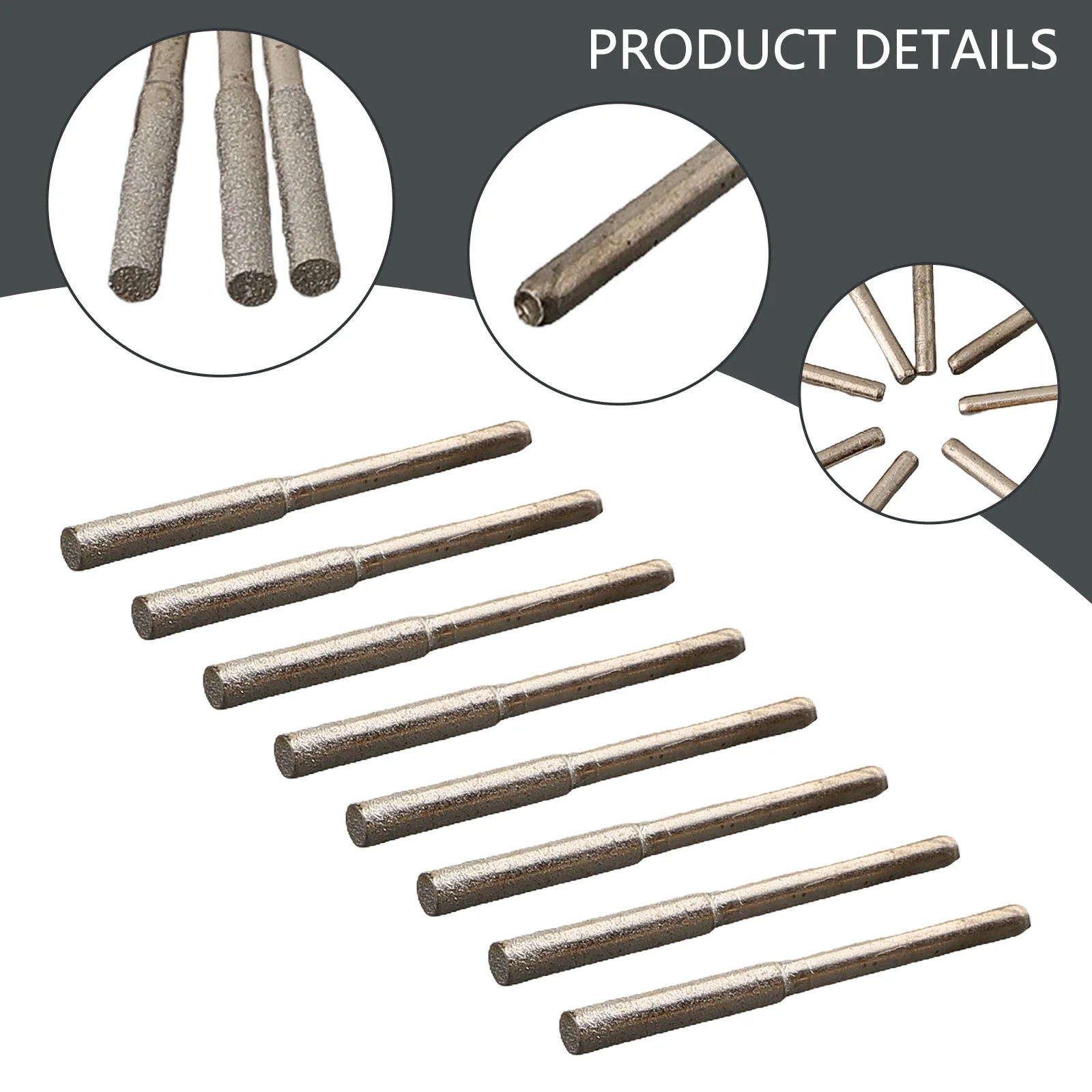 8pcs Diamond Coat Cylindrical Burr 4mm Chainsaw Sharpener Stone File Carving Tool For Metal Wood Saws Jade Polishing
8pcs Diamond Coat Cylindrical Burr 4mm Chainsaw Sharpener Stone File Carving Tool For Metal Wood Saws Jade Polishing