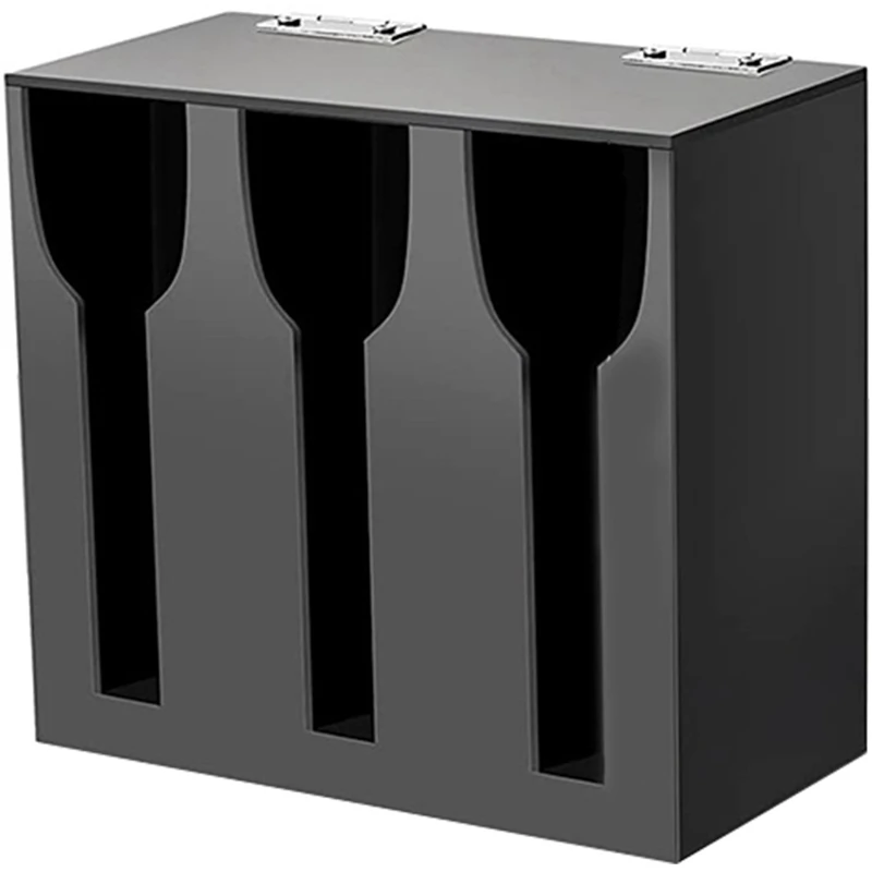 Acrylic Utensil Dispenser Cutlery Organizer With 3 Compartment Black Silverware Holder Plastic Flatware
Acrylic Utensil Dispenser Cutlery Organizer With 3 Compartment Black Silverware Holder Plastic Flatware