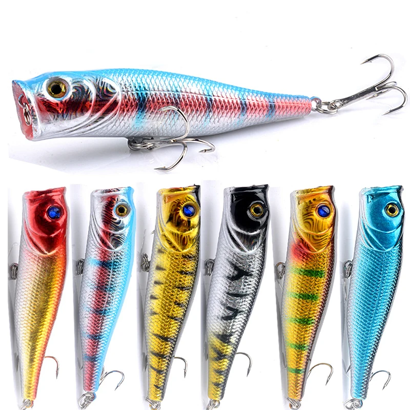 9CM/14G Popper Fishing Bait Hard Surface Water Artificial Floating Bait Swinger 3D Eye Fishing Gear Throwing Rod Accessories
9CM/14G Popper Fishing Bait Hard Surface Water Artificial Floating Bait Swinger 3D Eye Fishing Gear Throwing Rod Accessories