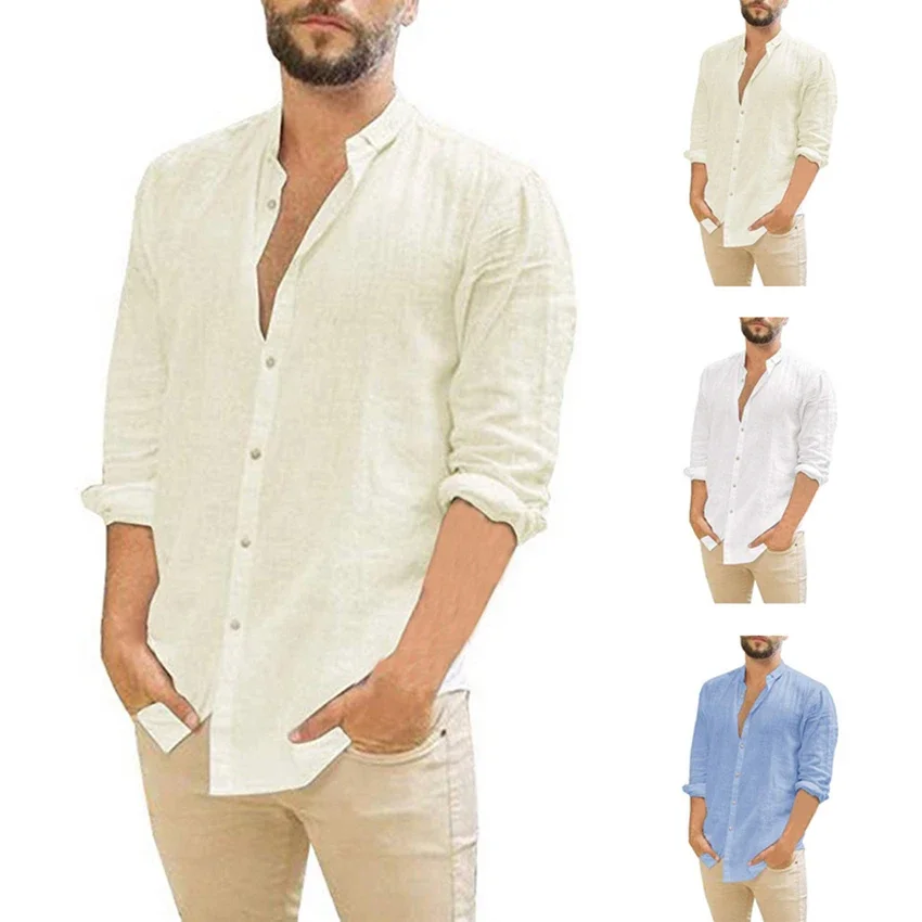 New Fashion Mens Summer Long Sleeve Shirt Button Up Casual Shirts Tops Male Solid Tops Shirt Clothing
New Fashion Mens Summer Long Sleeve Shirt Button Up Casual Shirts Tops Male Solid Tops Shirt Clothing