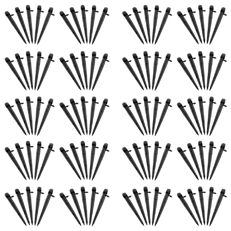 100 Pcs 4/7Mm Tube Compatible Adjustable 360° Drip Emitters Kit Efficient Drip Irrigation System Set
100 Pcs 4/7Mm Tube Compatible Adjustable 360° Drip Emitters Kit Efficient Drip Irrigation System Set