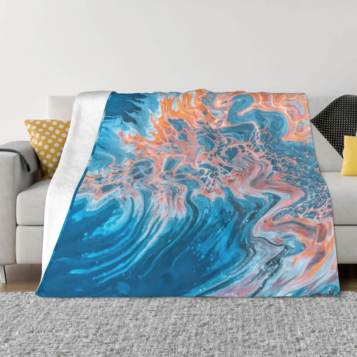 Blue and Orange Abstract Painting Throw Blanket Vintage Thermal For Decorative Sofa Sofa Throw Blankets
Blue and Orange Abstract Painting Throw Blanket Vintage Thermal For Decorative Sofa Sofa Throw Blankets