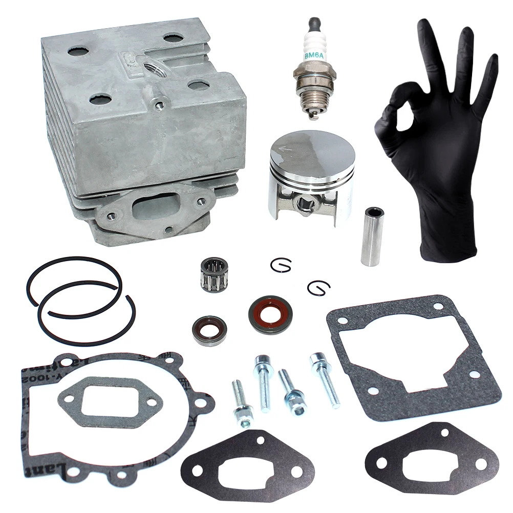 

Cylinder Piston Kit Gasket Spark Plug for Stihl BR320 BR320L SR320 BR340 BR340L BR380 BR400 BR420 BR420C SR400 SR340 SR420