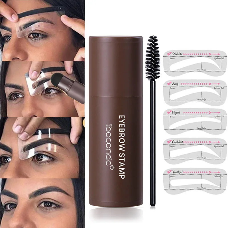 Professional Waterproof Eyebrow Shaping Kit Eyebrow Gel Stamp Makeup Kit with 10 Reusable Eyebrow Stencils Eyebrow Brushes
Professional Waterproof Eyebrow Shaping Kit Eyebrow Gel Stamp Makeup Kit with 10 Reusable Eyebrow Stencils Eyebrow Brushes