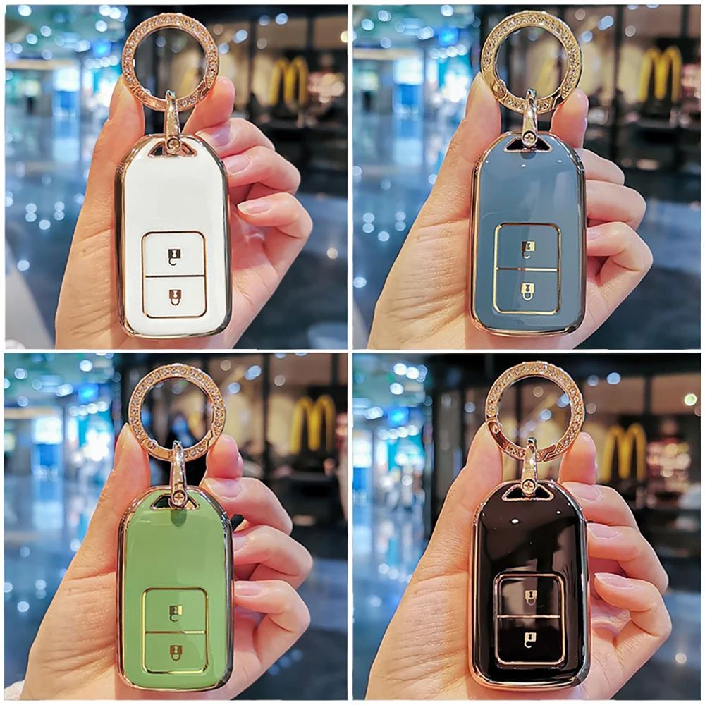 Plating TPU Car Flip Key Case Cover Fob For Honda Civic HRV CRV XRV CR-V Crider Odyssey Pilot Fit Accord Protector Accessories
Plating TPU Car Flip Key Case Cover Fob For Honda Civic HRV CRV XRV CR-V Crider Odyssey Pilot Fit Accord Protector Accessories