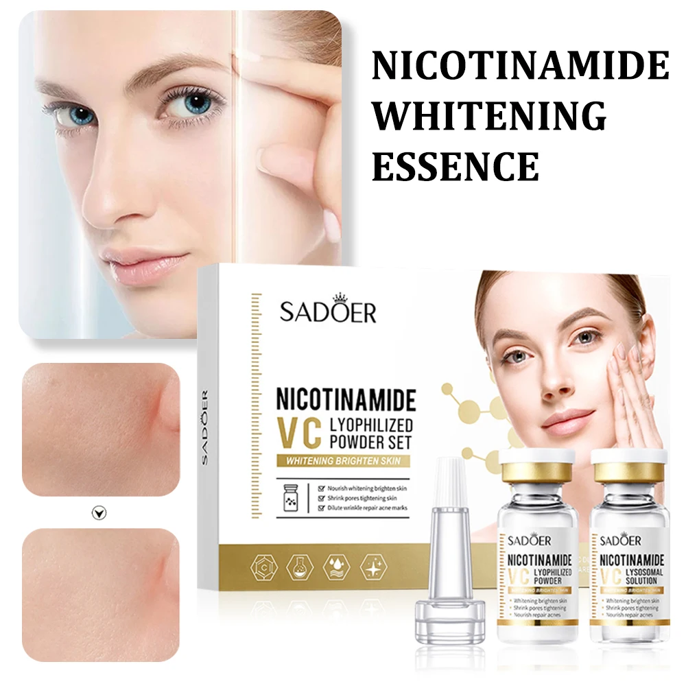Facial Vitamin C Essence Niacinamide Collagen Set Anti-aging Moisturizing Anti-Wrinkle Brightening Makeup Skin Care Products
Facial Vitamin C Essence Niacinamide Collagen Set Anti-aging Moisturizing Anti-Wrinkle Brightening Makeup Skin Care Products