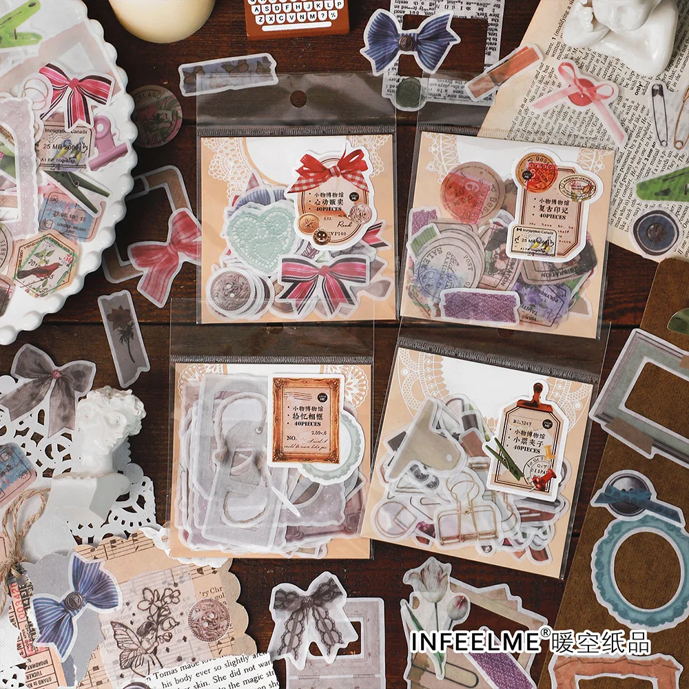20sets/lot Kawaii Scrapbook Stickers Museum of Small Things Junk Journal Paper Stationery Stickers Planner stickers
20sets/lot Kawaii Scrapbook Stickers Museum of Small Things Junk Journal Paper Stationery Stickers Planner stickers