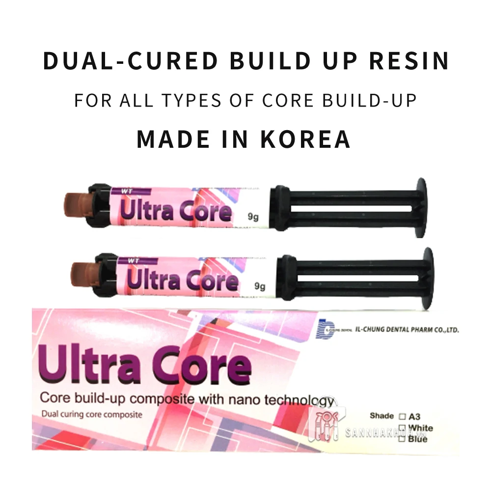 Dental Dual Cured Core Build Up for Composite Resin Filling Material Abutment Fiber Post Flowable Self Curing Supplies Tools B&E
Dental Dual Cured Core Build Up for Composite Resin Filling Material Abutment Fiber Post Flowable Self Curing Supplies Tools B&E