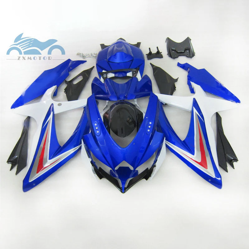 Комплект обтекателей для литья под давлением для SUZUKI GSX R600 750 2008-2010 K8 GSXR750 R600 08 09 10, мотоциклетный обтекатель синего и белого цветов
Комплект обтекателей для литья под давлением для SUZUKI GSX R600 750 2008-2010 K8 GSXR750 R600 08 09 10, мотоциклетный обтекатель синего и белого цветов