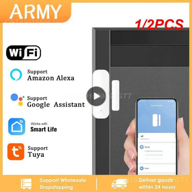 1/2PCS Tuya WiFi/Zigbee Smart Door Sensor Door Open Closed Detectors Security Protection Alarm System Smart Life APP Control
1/2PCS Tuya WiFi/Zigbee Smart Door Sensor Door Open Closed Detectors Security Protection Alarm System Smart Life APP Control