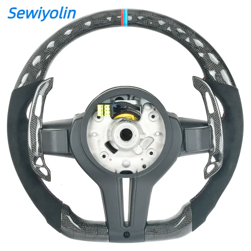 For BMW Customized Car Interior Accessories Carbon Fiber Steering Wheel M3 M5 F10 F30 E46 E49 X3 X4 X5 X63 5 7 E-F Series
For BMW Customized Car Interior Accessories Carbon Fiber Steering Wheel M3 M5 F10 F30 E46 E49 X3 X4 X5 X63 5 7 E-F Series