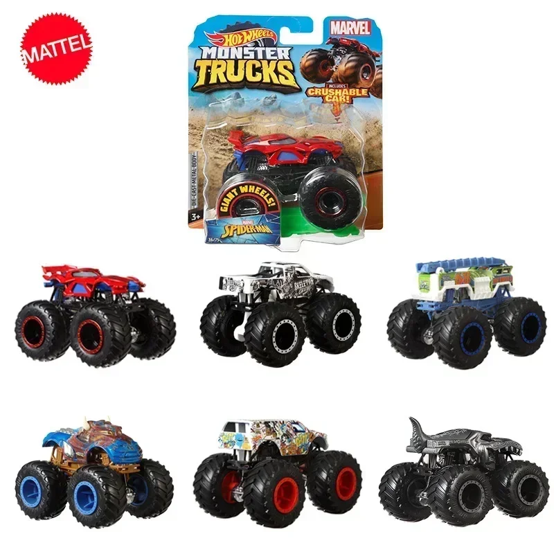 

Original Hot Wheels Car Monster Trucks Model Diecast 1/64 Giant Wheels MEGA WREX Vehicle Kid Boy Toys for Cildren Birthday Gift