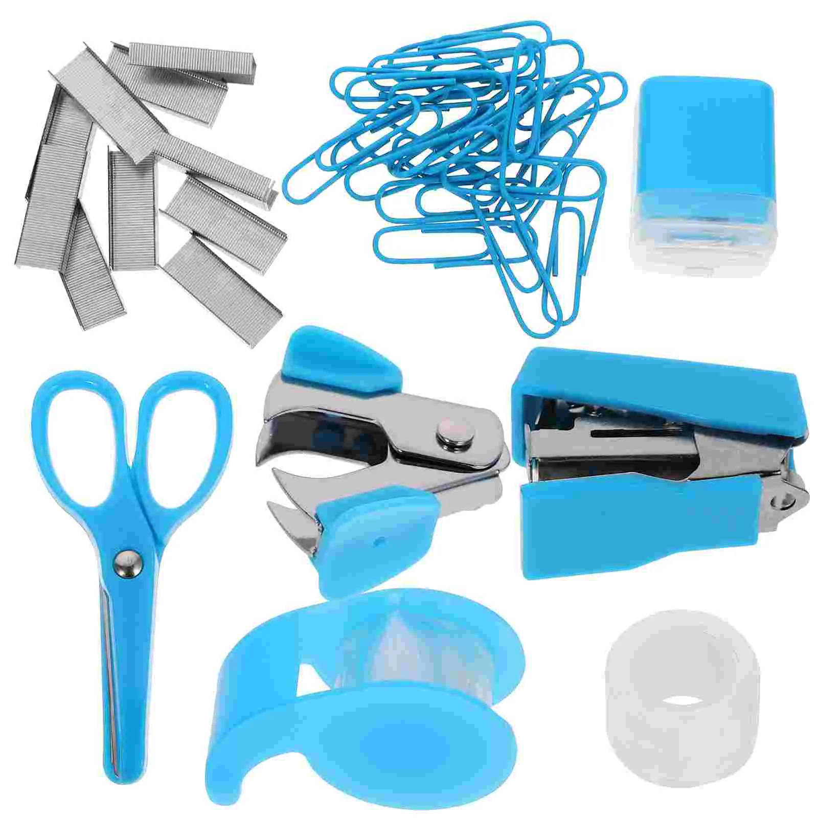 Small Office Stationery Desktop Set (8-piece Set) Supplies Portable Mini Metal Accessories Kit
Small Office Stationery Desktop Set (8-piece Set) Supplies Portable Mini Metal Accessories Kit
