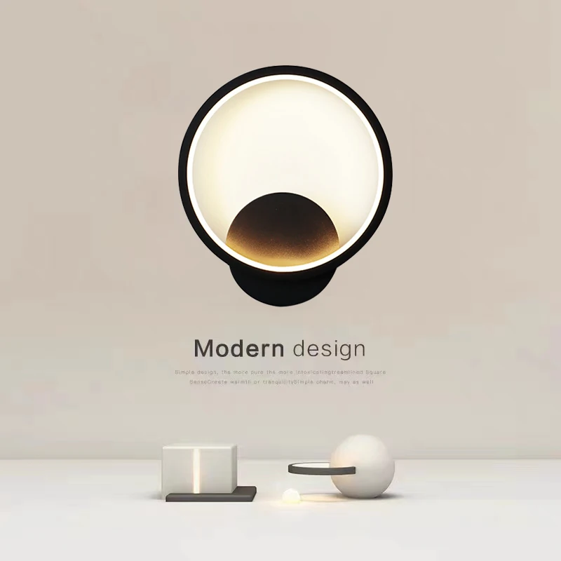 Modern LED Wall Lamps Minimalist Round Light For Minimalist Living Room Hallway Balcony Restaurant Wall Decor Lighting Fixtures
Modern LED Wall Lamps Minimalist Round Light For Minimalist Living Room Hallway Balcony Restaurant Wall Decor Lighting Fixtures