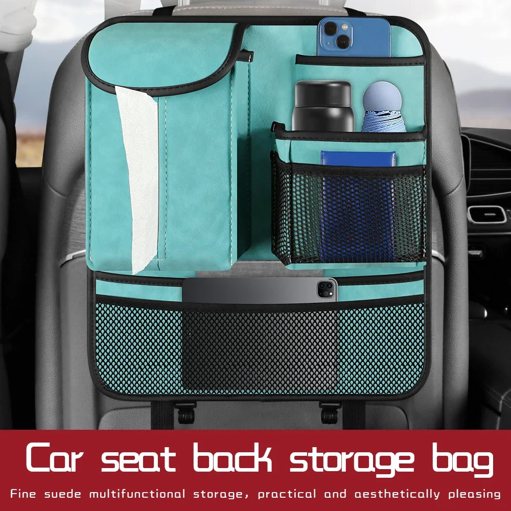 Car Seat Back Storage Sheepskin Suede Bag Tissue Box Cell Phone Drinks Water Cup Mesh Storage Hanging Storage Bag Easy To Clean
Car Seat Back Storage Sheepskin Suede Bag Tissue Box Cell Phone Drinks Water Cup Mesh Storage Hanging Storage Bag Easy To Clean