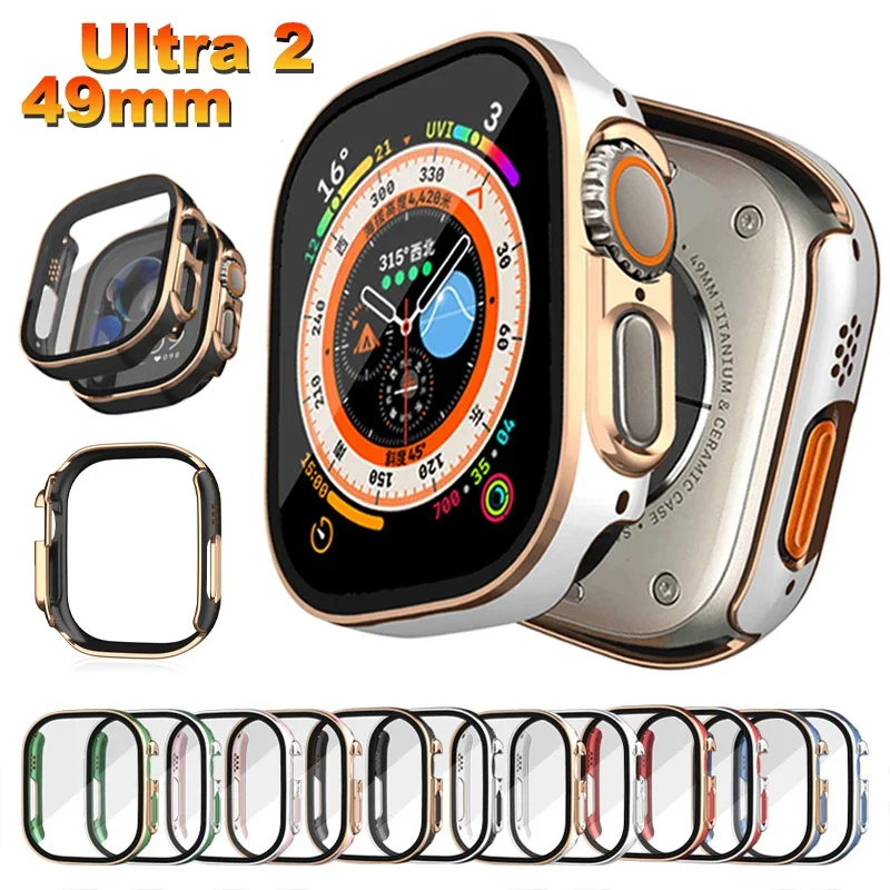 Tempered Glass+Cover for Apple Watch Ultra 2 49mm Case Screen Protector Frame Cover for iWatch ultra2 49 Protective Accessories
Tempered Glass+Cover for Apple Watch Ultra 2 49mm Case Screen Protector Frame Cover for iWatch ultra2 49 Protective Accessories