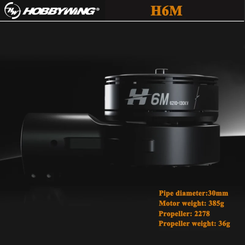 New Hobbywing 6210 Motor 60A Electric Regulation H6M integrated 12S Power System 2278 Carbon Fiber Propeller
New Hobbywing 6210 Motor 60A Electric Regulation H6M integrated 12S Power System 2278 Carbon Fiber Propeller