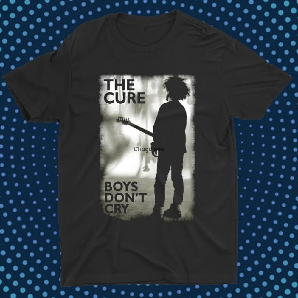 Новинка Мужская винтажная классическая мужская футболка The Cure с надписью Don't Cry