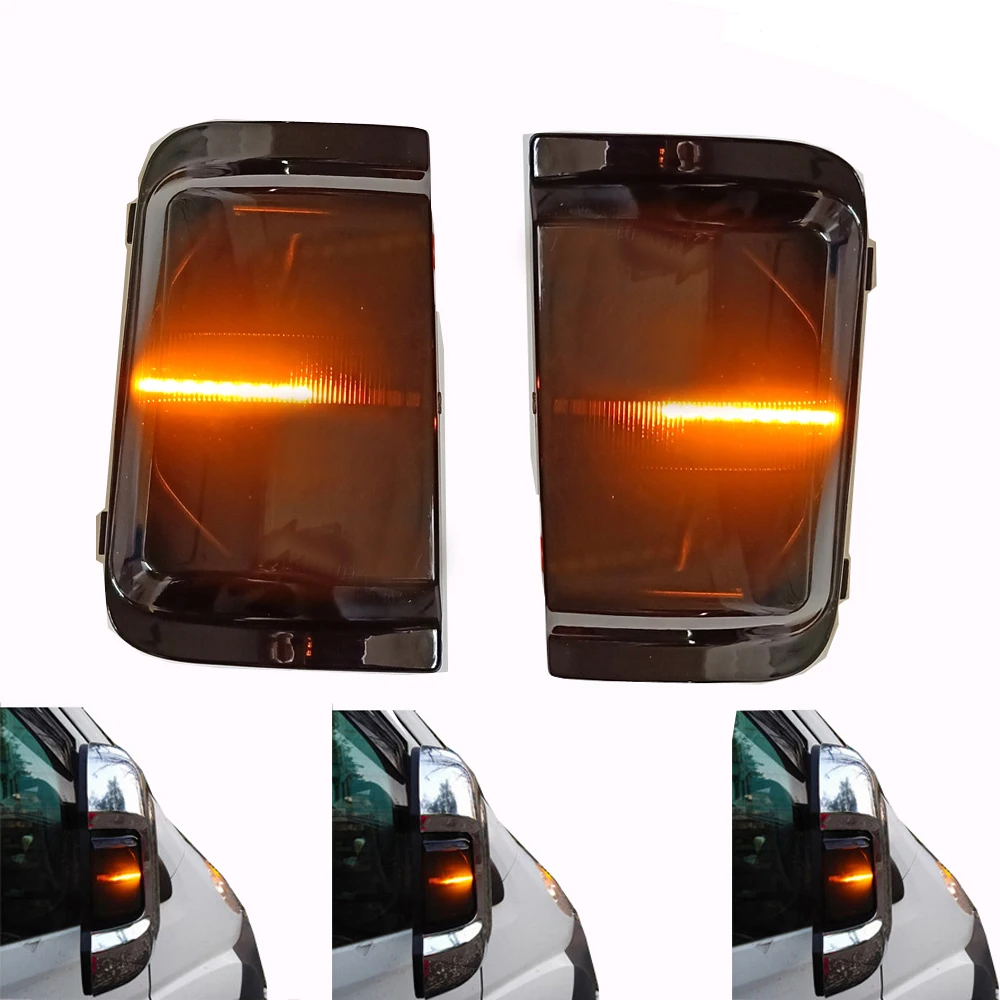 

For Peugeot Boxer Fiat Ducato Citroen Jumper Dynamic Blinker LED Flowing Turn Signal Side Mirror Lights Indicator Flasher Lamp