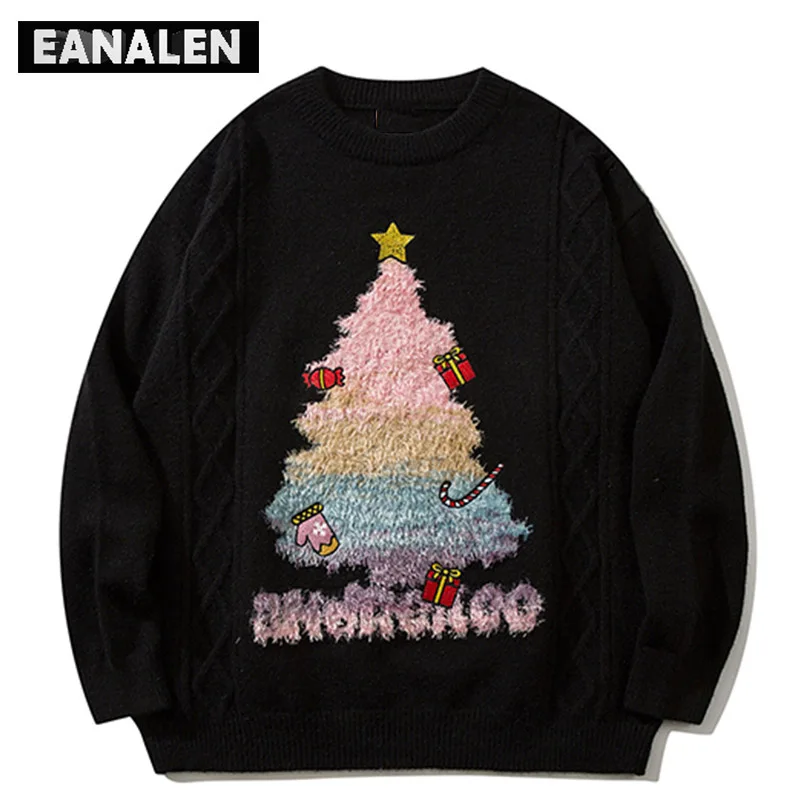 Harajuku Christmas Tree Graphic Knitted Sweater Men's Winter Vintage Christmas Jumper Pullover Grandpa Ugly Sweater Women's Y2K
Harajuku Christmas Tree Graphic Knitted Sweater Men's Winter Vintage Christmas Jumper Pullover Grandpa Ugly Sweater Women's Y2K