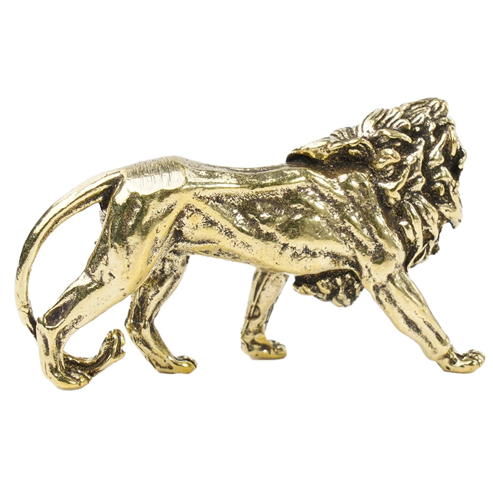 1Pc Retro Brass Majestic Lion King Miniature Figurine Vintage Desktop Ornaments Metal Crafts Mini Animal Statue Home Decor
1Pc Retro Brass Majestic Lion King Miniature Figurine Vintage Desktop Ornaments Metal Crafts Mini Animal Statue Home Decor