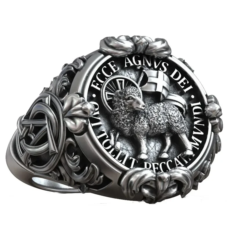 17g Lamb of God Agnus Dei Christian Jesus Christ Rings 925 Solid Sterling Silver Many Sizes Rings sz6-13
17g Lamb of God Agnus Dei Christian Jesus Christ Rings 925 Solid Sterling Silver Many Sizes Rings sz6-13