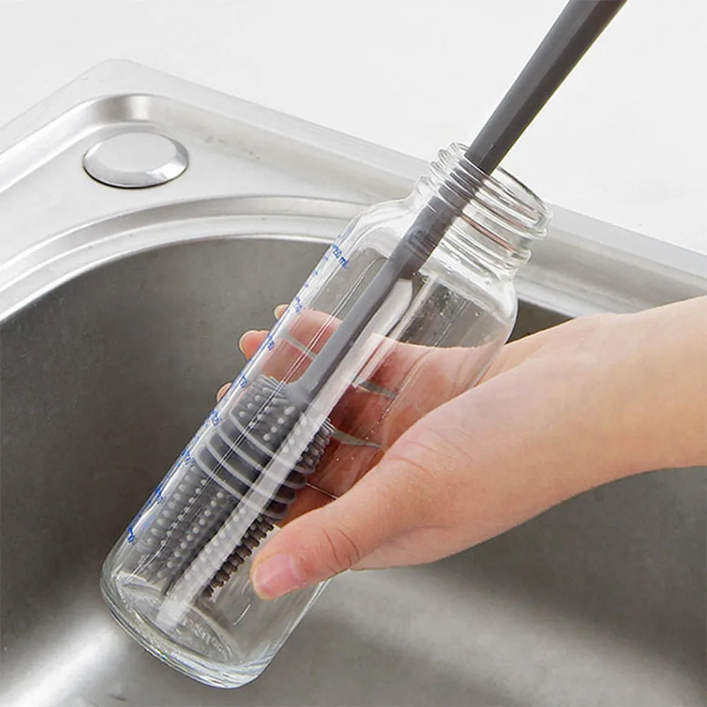 Silicone Milk Bottle Cup Brush Scrubber Glass Cleaner Kitchen Cleaning Tools Long Handle Drink Bottle Glass Cup Washing Brush
Silicone Milk Bottle Cup Brush Scrubber Glass Cleaner Kitchen Cleaning Tools Long Handle Drink Bottle Glass Cup Washing Brush