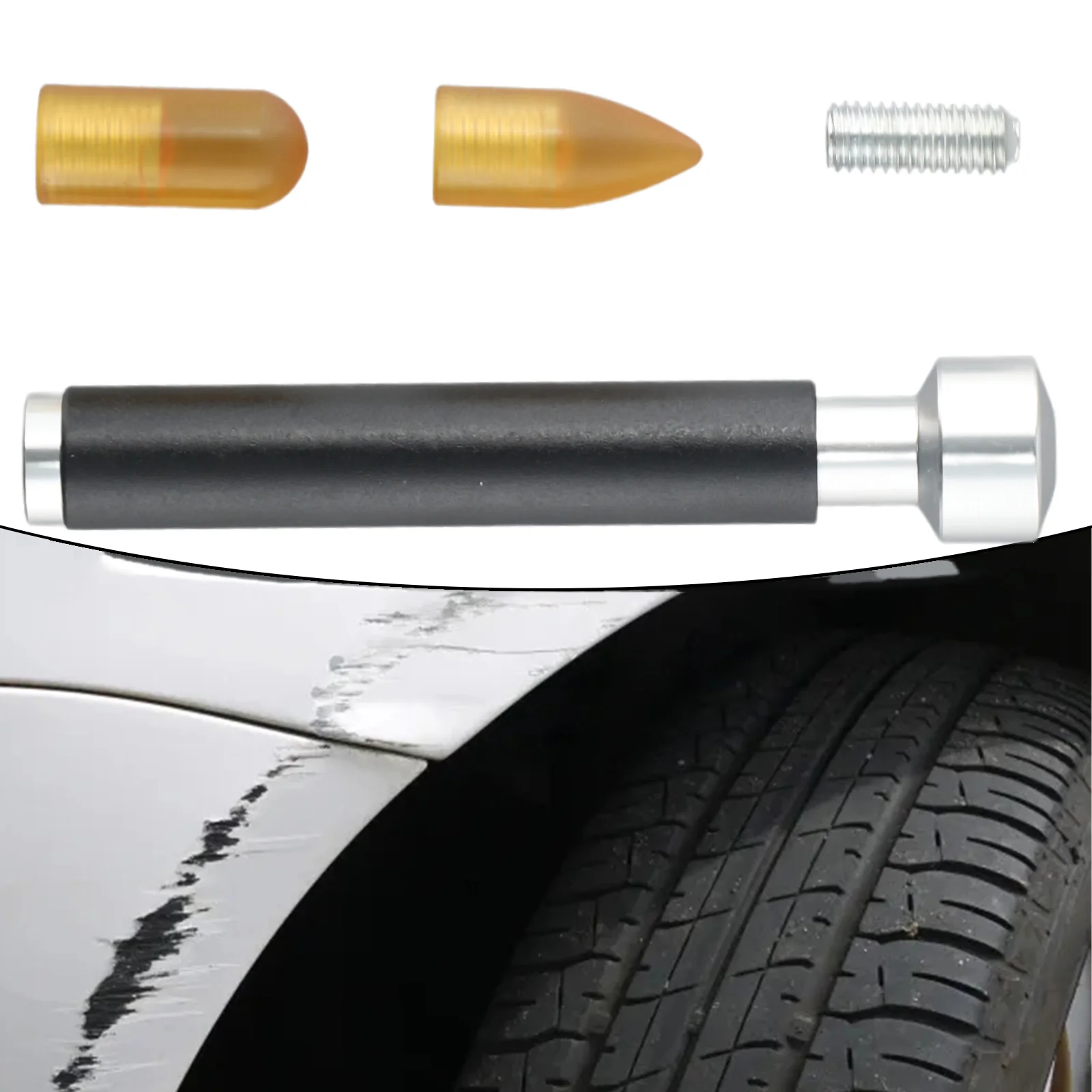 A Set Of DIY Paint-free Car Body Dent Knocking Pen Car Repair Tools Hail Removal Hammer Dent Repair Hand Tool Set
A Set Of DIY Paint-free Car Body Dent Knocking Pen Car Repair Tools Hail Removal Hammer Dent Repair Hand Tool Set