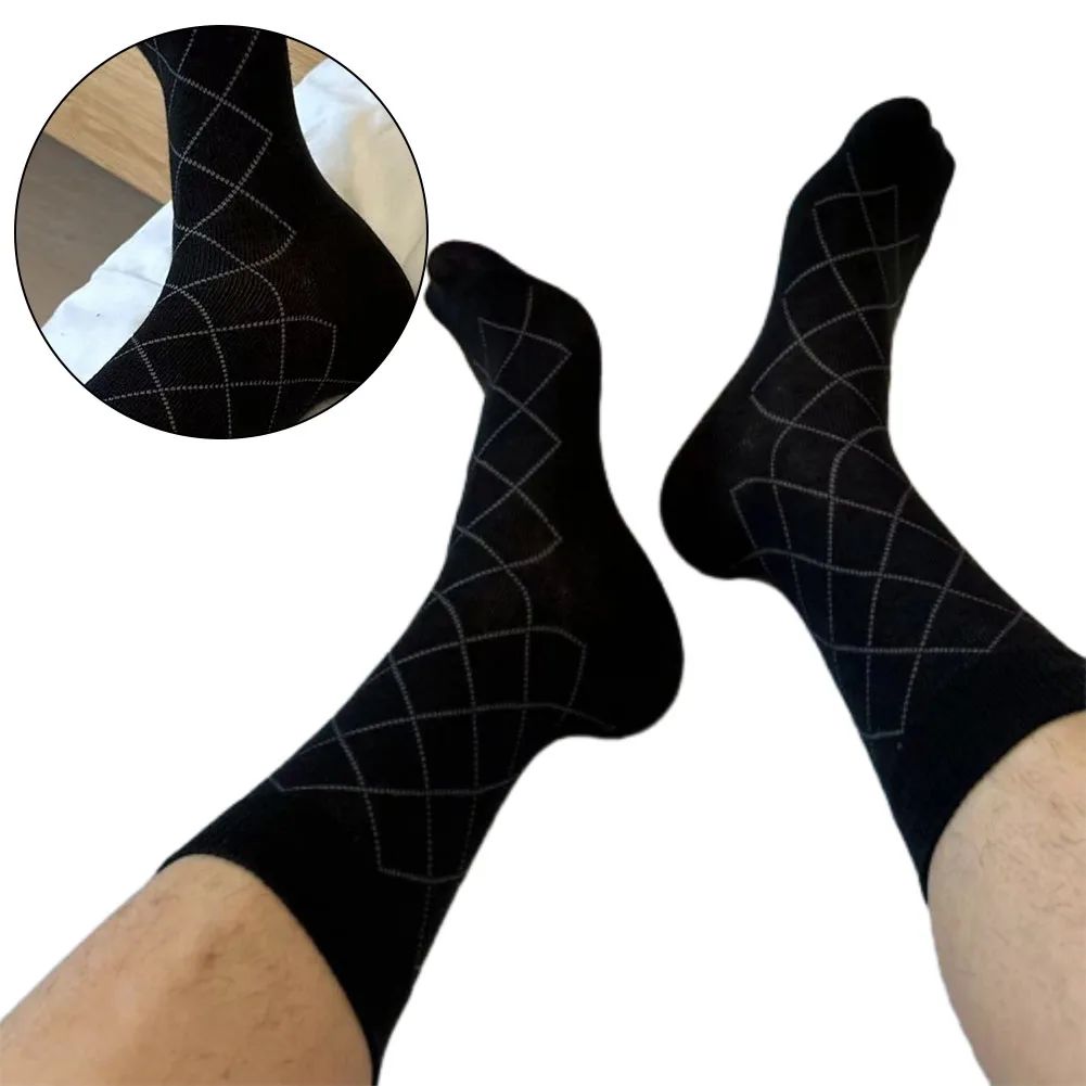 1 Pair Men's Cotton Blend Rhombus Pattern Sock Casual Business Formal Dress Stockings Elastic Soft Man Socks
1 Pair Men's Cotton Blend Rhombus Pattern Sock Casual Business Formal Dress Stockings Elastic Soft Man Socks