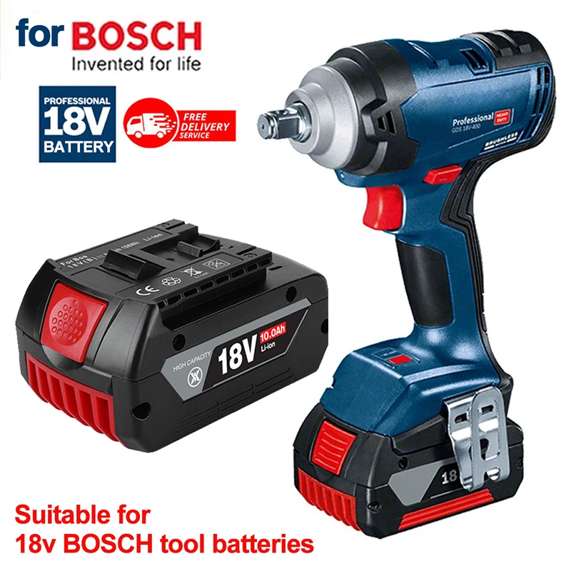 18V 6Ah Battery For Bosch Power tools Backup Indicator Portable Electric Drill Rechargeable BAT609 BAT609G BAT618 BAT618G
18V 6Ah Battery For Bosch Power tools Backup Indicator Portable Electric Drill Rechargeable BAT609 BAT609G BAT618 BAT618G