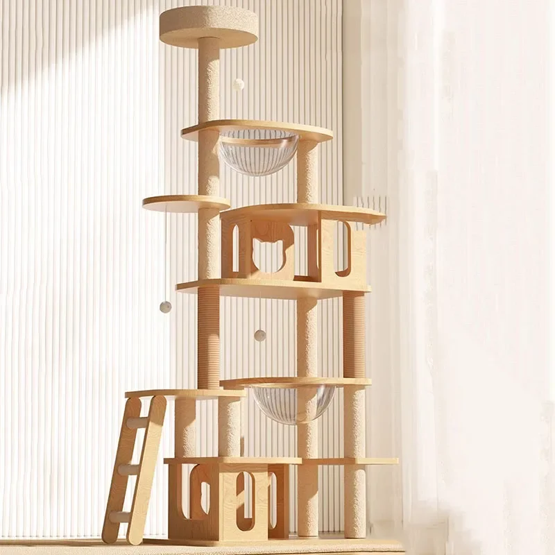 All Solid Wood Cat Climbing Frame Game Scratching Post Platform Cat Nest Tree Tower Space Module Sofa Kitty Pet Toy Products
All Solid Wood Cat Climbing Frame Game Scratching Post Platform Cat Nest Tree Tower Space Module Sofa Kitty Pet Toy Products