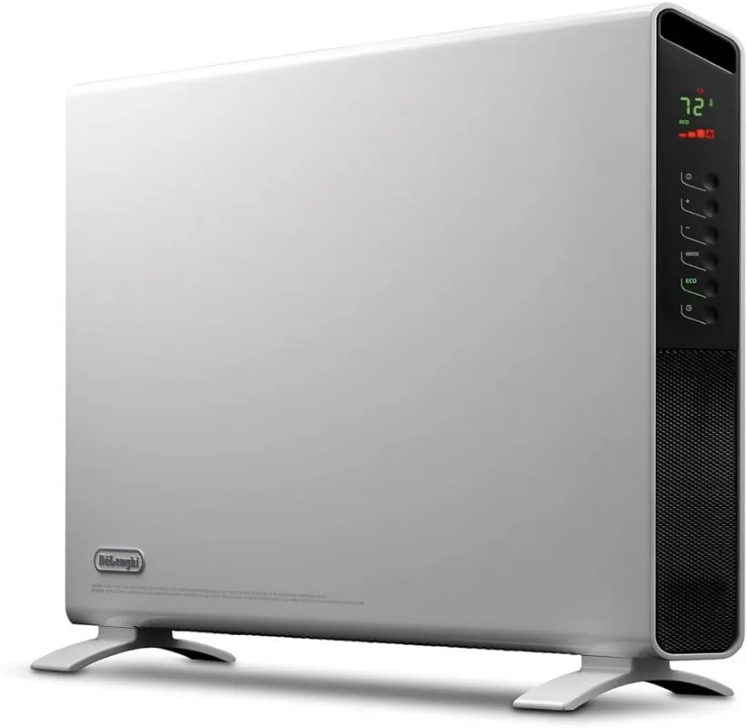 

DeLonghi Convection Panel Heater, Full Room Quiet 1500W, portable electric heater is freestanding/easily wall mounted