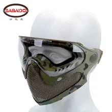 Tactical Steel Mask Safety Protective Anti-fog Goggle Full Face 3 Lens Hunting Airsoft CS Shooting Paintball Helmet Accessories
Tactical Steel Mask Safety Protective Anti-fog Goggle Full Face 3 Lens Hunting Airsoft CS Shooting Paintball Helmet Accessories