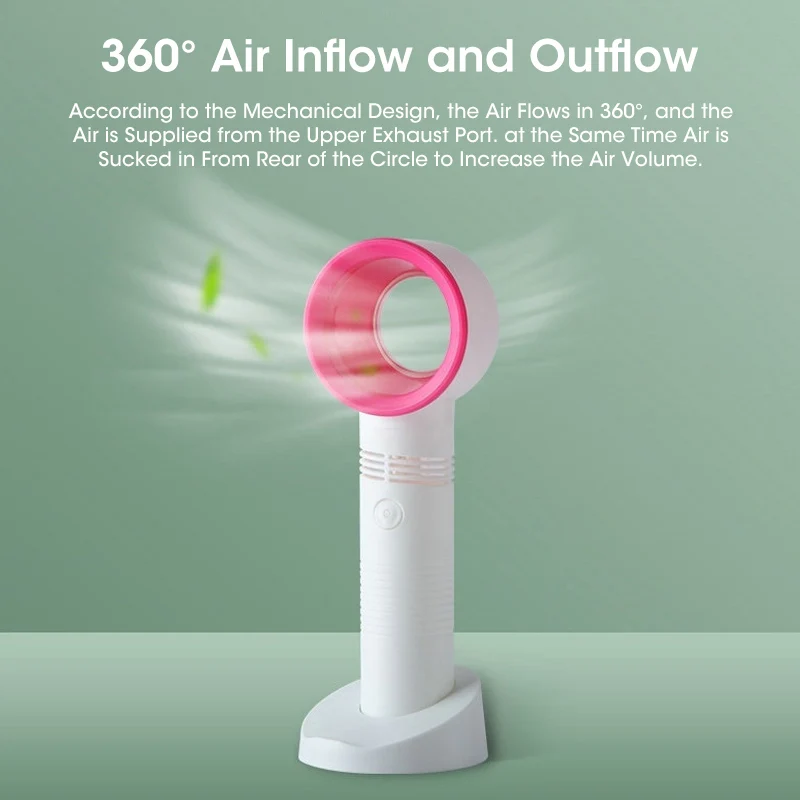 Portable Fan Hand Fan USB Rechargeable Fan Mini Fan Bladeless Fan Safety Child Small Fan With Desktop Stand 3 Gear Electric Fan
Portable Fan Hand Fan USB Rechargeable Fan Mini Fan Bladeless Fan Safety Child Small Fan With Desktop Stand 3 Gear Electric Fan