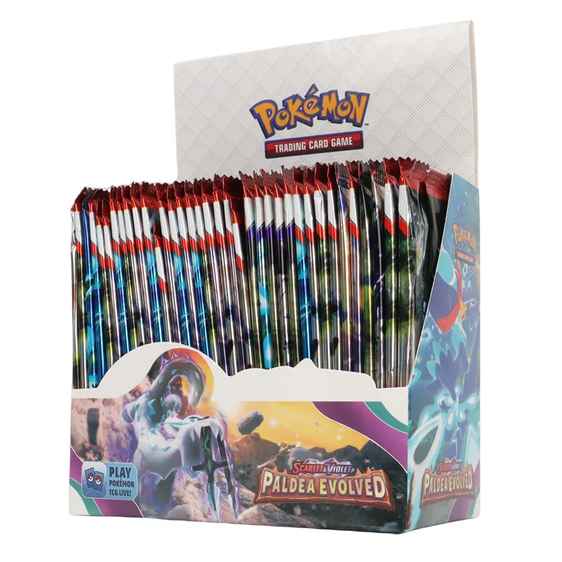 В наличии Pokemon TCG: алый и фиолетовый, 324 шт. PALDEA EVOLAED Booster, витрина, Покемон, карточка, игрушки, детские подарки
В наличии Pokemon TCG: алый и фиолетовый, 324 шт. PALDEA EVOLAED Booster, витрина, Покемон, карточка, игрушки, детские подарки